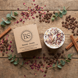 Large Scented Soy Wax  Candle With Rose Petals box of 6