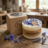 Large Scented Soy Wax  Candle With Wild Flowers box of 6