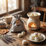 10 Jasmine Scented Soy Wax Melts in Linen Bag