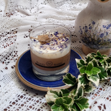 Small Scented Soy Wax  Candle With Wild Flowers In Glass Container box of 6