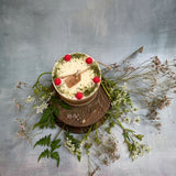 Large Candles with Raspberry, box of 6