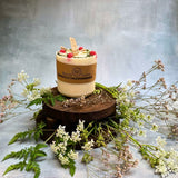 Medium Candles with Raspberry, box of 6