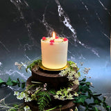 Medium Candles with Raspberry, box of 6