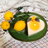 Small Heart Candles With Lemon, box of 6