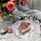 Small Heart Scented Soy Wax  Candle With Rose Petals box of 6