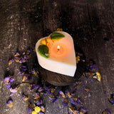 Small Heart Candles With Lemon, box of 6