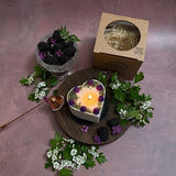 Small Heart Candles with Blackberry