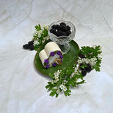 Small Heart Candles with Blackberry