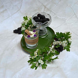 Small Candles with Blackberry in glass container
