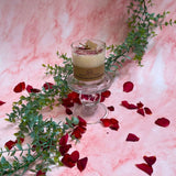 Small Scented Soy Wax  Candle With Rose Petals In Glass Container box of 6