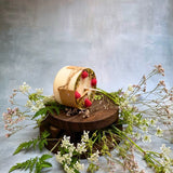 Smal Candles with Raspberry