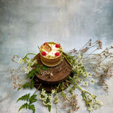 Smal Candles with Raspberry