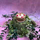 Smal Candles with Raspberry
