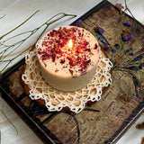 Small Scented Soy Wax  Candle With Rose Petals box of 6