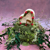 Large Heart Candles with Raspberry, box of 6