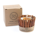 Large Scented Soy Wax  Candle With Long Cinnanon box of 6