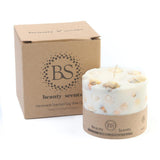 Large Scented Soy Wax  Candle With Sea Shells box of 6