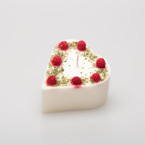 Small HearCandles with Raspberry, box of 6