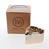 Small Heart Shape Scented Candles With Star Anise & Red Berries box of 6