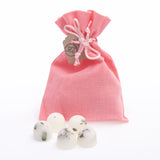Scented Natural Wax Melts in Linen Bag of 10 each