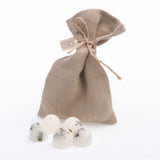 Scented Natural Wax Melts in Linen Bag of 10 each